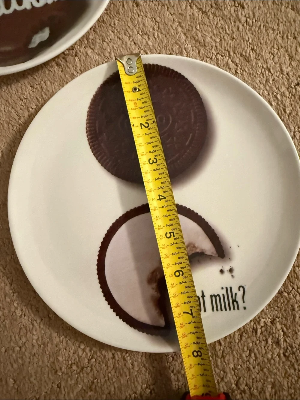 At Home International | Set of 3 Got Milk? Dessert Plates | Vintage 90s